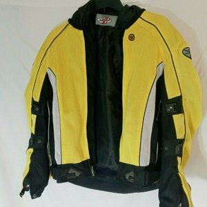 JOE ROCKET MESH PHOENIX 4.0 MOTORCYCLE JACKET WITH WATERPROOF LINER SZ L